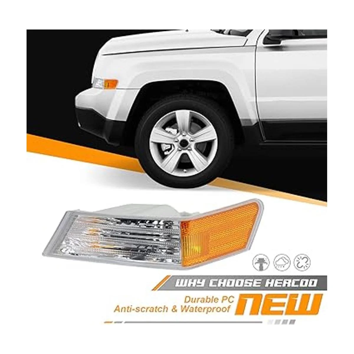 HERCOO Cubierta de lámpara de luz direccional frontal_3