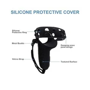 Mcbazel 1 Pair Controller Grip Cover for Oculus Quest 2_3