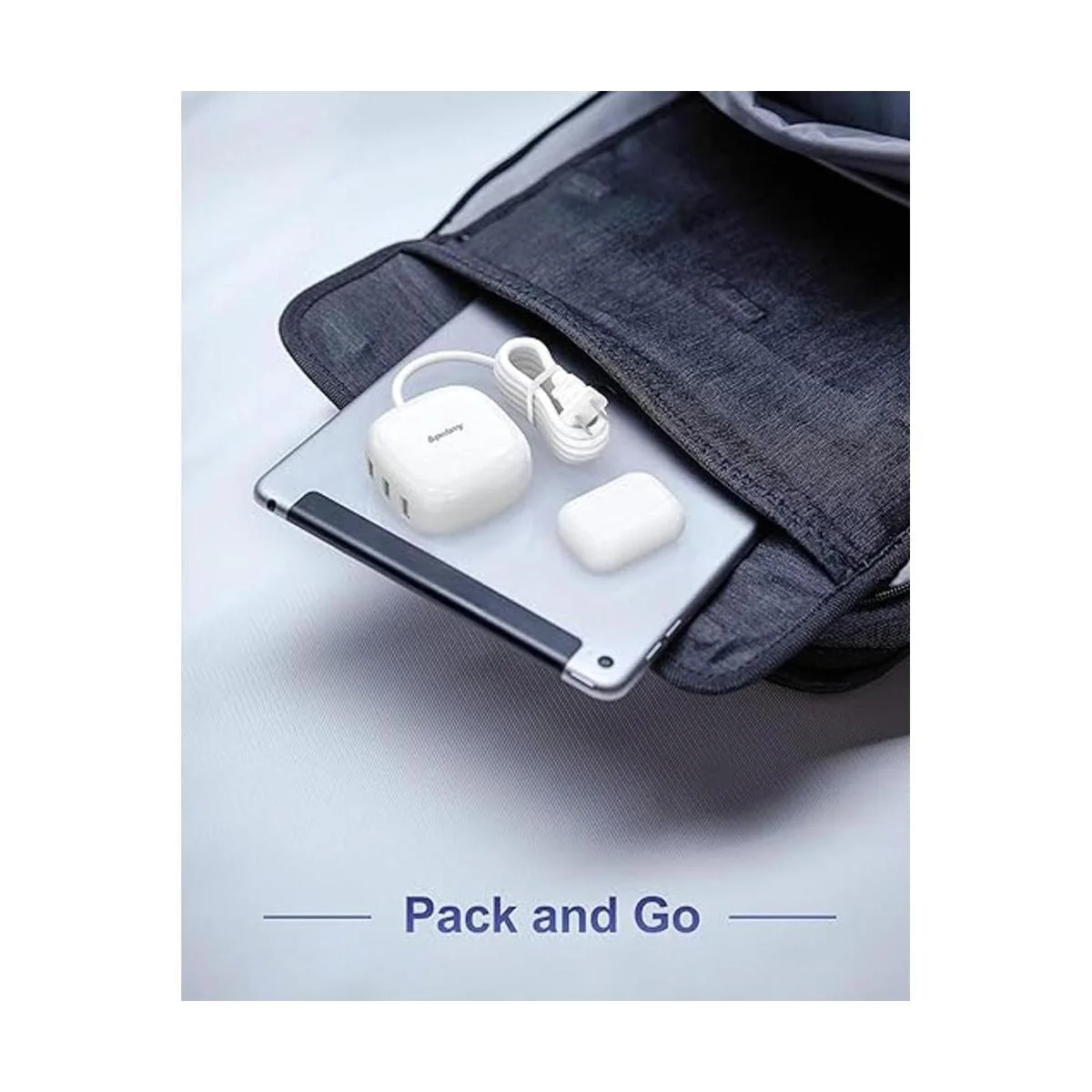 SUPERDANNY Mini estación de carga USB de 40 W 8A_6