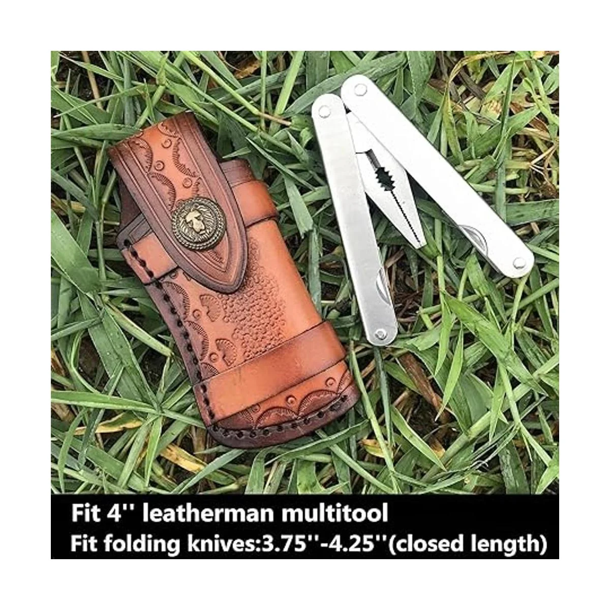 COHOMELARS Funda de cuero para cuchillos de bolsillo de_2