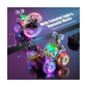 Kizeefun Auto de control remoto auto de acrobacias a_2