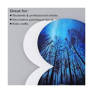 NBEADS 12 paneles de lienzo con diseño de corazón para_4