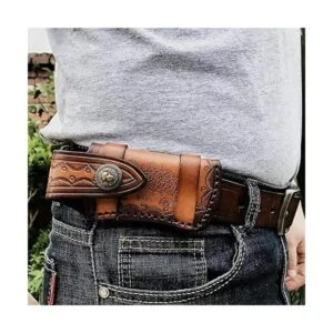 COHOMELARS Funda de cuero para cuchillos de bolsillo de_3