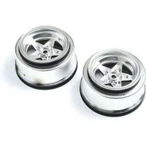 Losi Rueda trasera cromada satinada 2 22S Drag LOS43048_1