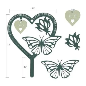 Mayamila Regalo conmemorativo de mariposa en forma de_2