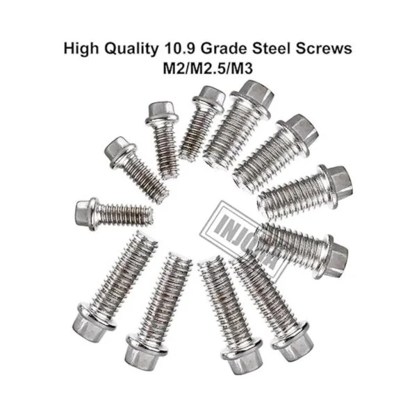 INJORA 300 piezas M2 M2.5 M3 tornillos de metal Kit_2