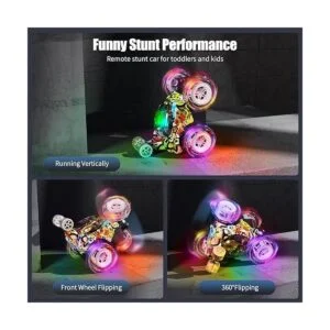 Kizeefun Auto de control remoto auto de acrobacias a_3