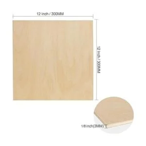 Paquete de 12 hojas de madera de tilo de 11.8 x 11.8_2