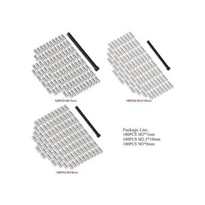 INJORA 300 piezas M2 M2.5 M3 tornillos de metal Kit_7
