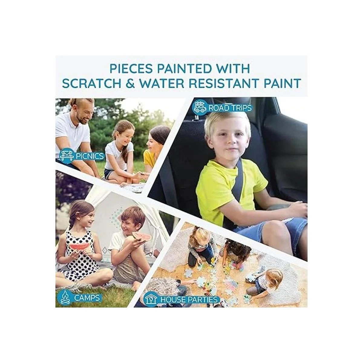 COGNISPRINGS Rompecabezas de comida mundial para niños de_6