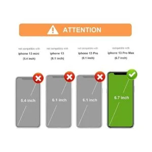 Vaburs Funda compatible con iPhone 13 Pro Max con_2
