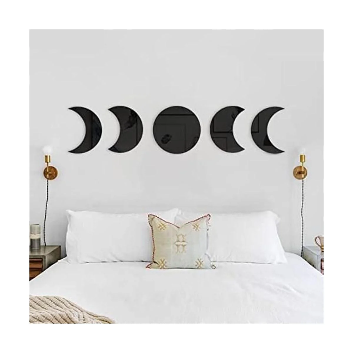 RTMISA Juego de espejos de fases lunares decoración_1