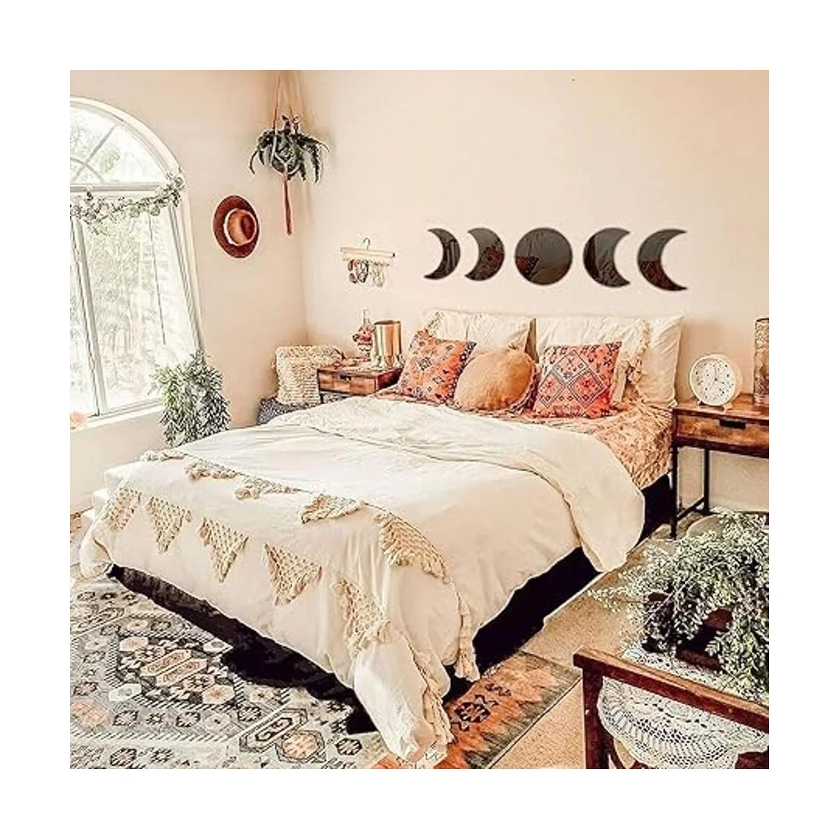 RTMISA Juego de espejos de fases lunares decoración_3