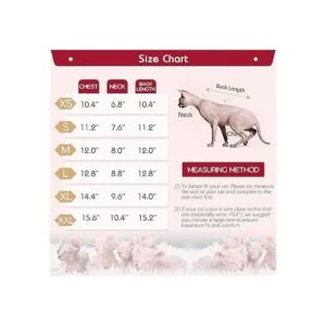 DENTRUN Sphynx Camisa sin pelo para gatos sin pelo_6