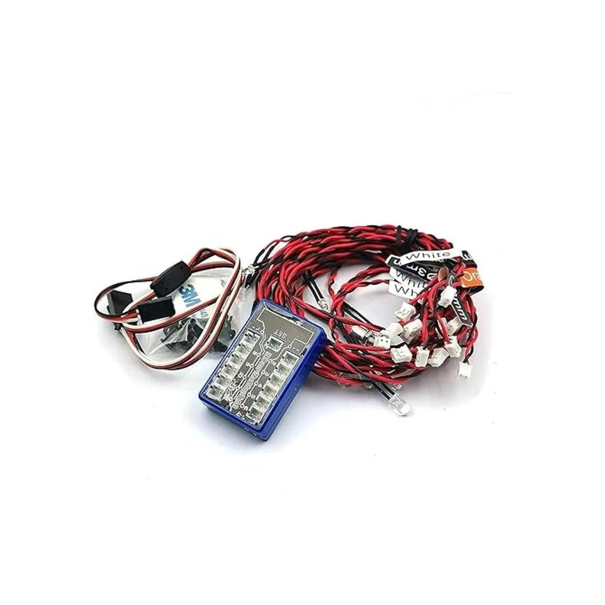 DEVMO Rc Faros delanteros de coche con luces LED_3