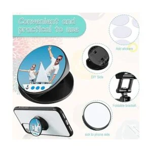 Frienda 10 piezas sublimación en blanco teléfono cartera_5