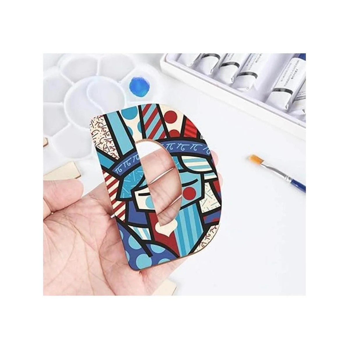 Letras de madera de 4 pulgadas 52 letras del alfabeto de_5