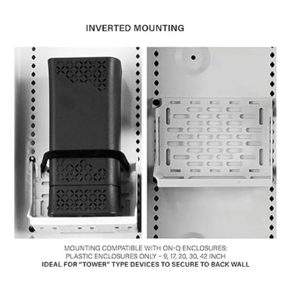 OnQ AC1060 Soporte de montaje para estantes color blanco_3