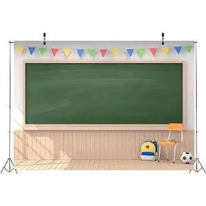 CORFOTO Telón de fondo escolar de tela de 7 x 5 pies para_3