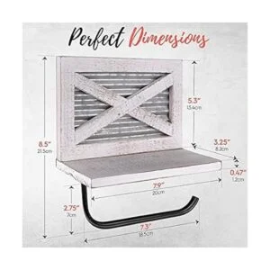 Autumn Alley Soporte de papel higiénico para puerta de_7