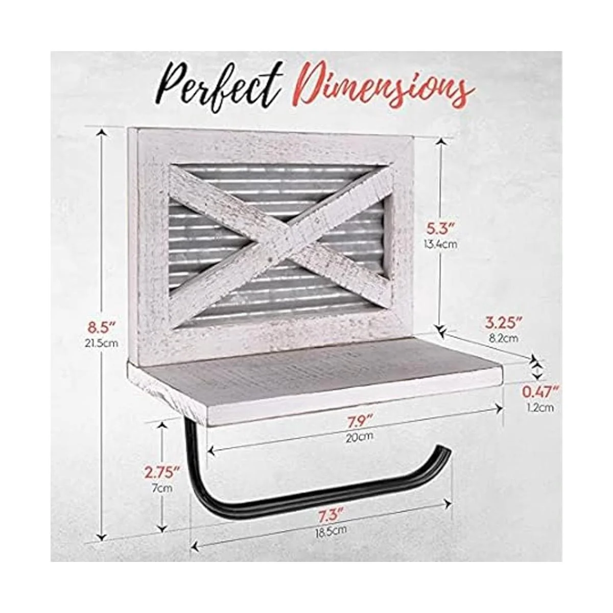 Autumn Alley Soporte de papel higiénico para puerta de_7