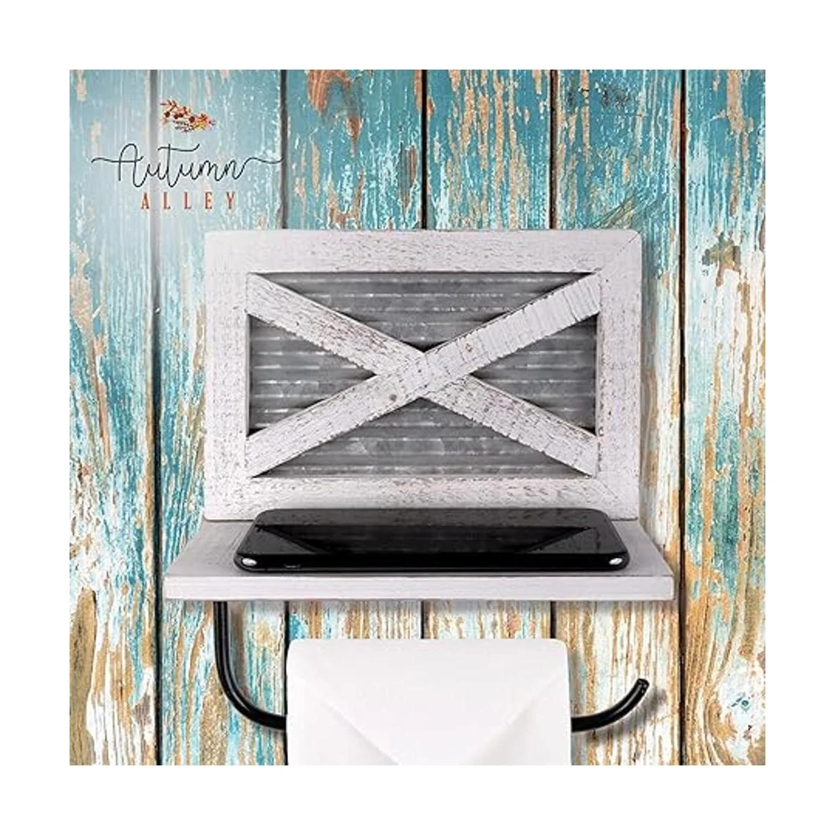 Autumn Alley Soporte de papel higiénico para puerta de_4