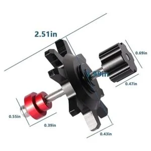 WEISHUJI 1.92.2 pulgadas ruedas Hub neumático montaje y_3