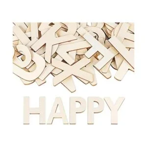 Letras de madera de 4 pulgadas 52 letras del alfabeto de_1