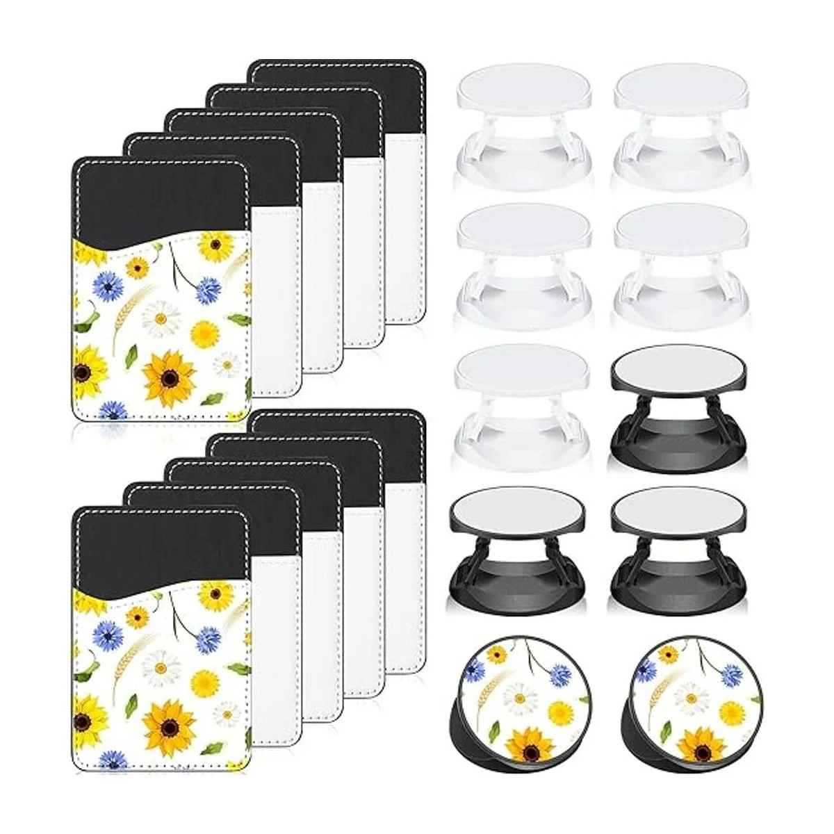 Frienda 10 piezas sublimación en blanco teléfono cartera_1