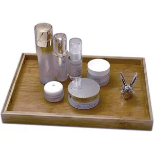 Bam Boo Bandeja rectangular de bambú natural para_2