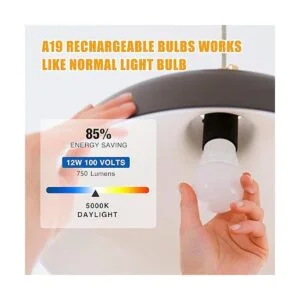 Bombillas recargables A19 bombillas de emergencia_5
