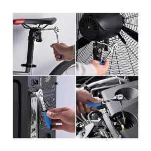 PTSTEL Juego de llaves de enchufe de 14 piezas juego de_7