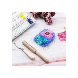 3 piezas de gancho de pestillo herramienta de malla tela_5