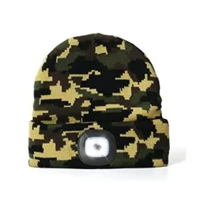Gorro con luz recargable por USB con luz LED regalo de_1