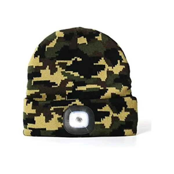 Gorro con luz recargable por USB con luz LED regalo de_1