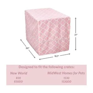 New World Pet Products Midwest Dog Crate Cover Privacy_6