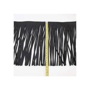 Flecos de cuero de doble cara de 2 yardas flecos de borla_4