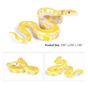 UANDME 2 figuras de serpiente falsas realistas de goma_3