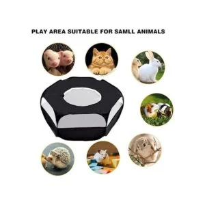 LISINAN Parque de juegos portátil para animales pequeños_4