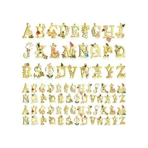 78 piezas iniciales de letras del alfabeto de la A a la Z_1