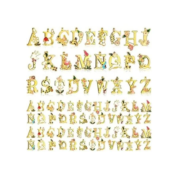 78 piezas iniciales de letras del alfabeto de la A a la Z_1
