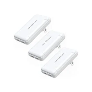 OKRAY Cargador de pared USB plano paquete de 3 unidades_1