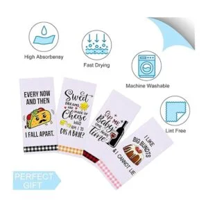 Divertidas toallas de cocina bonitos juegos de toallas_3