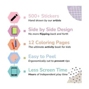 CUPKIN Libro de calcomanías navideñas Little Winter_3