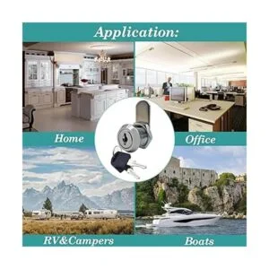 PUROCEAN Cerradura de leva con llave de gabinete similar_6