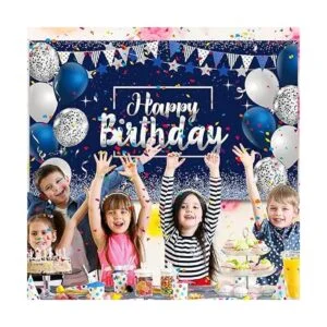 Juego de globos de confeti de cumpleaños azul marino 50_6