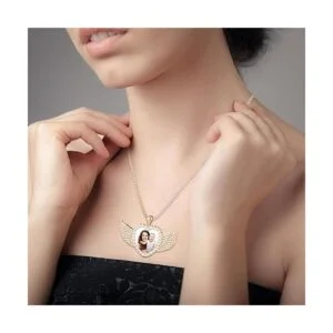 9 piezas de collar en blanco de sublimación con cadena en_5