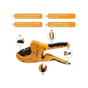 DOMINOX Cortador de tubos DM31764 de 2 12 pulgadas corte_2