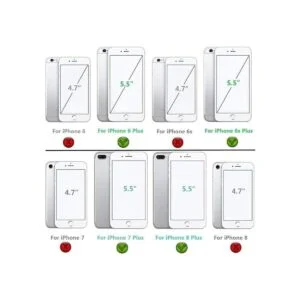 iCoverCase Funda tipo cartera para iPhone 8 Plus7 Plus6s_2