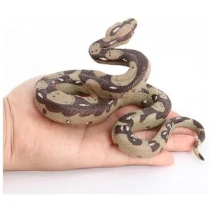 UANDME 2 figuras de serpiente falsas realistas de goma_7